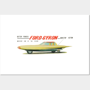 Ford Gyron - The Mystery Car of the Future - Non Stop Action Posters and Art